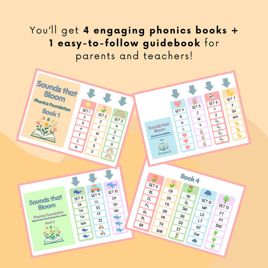 Phonics Workbook for Kids | CVC Words & Sight Words | Learn to Read Activity Book | Homeschool & Kindergarten Phase 1
